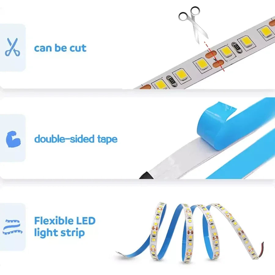 Tira de LED com sensor de movimento