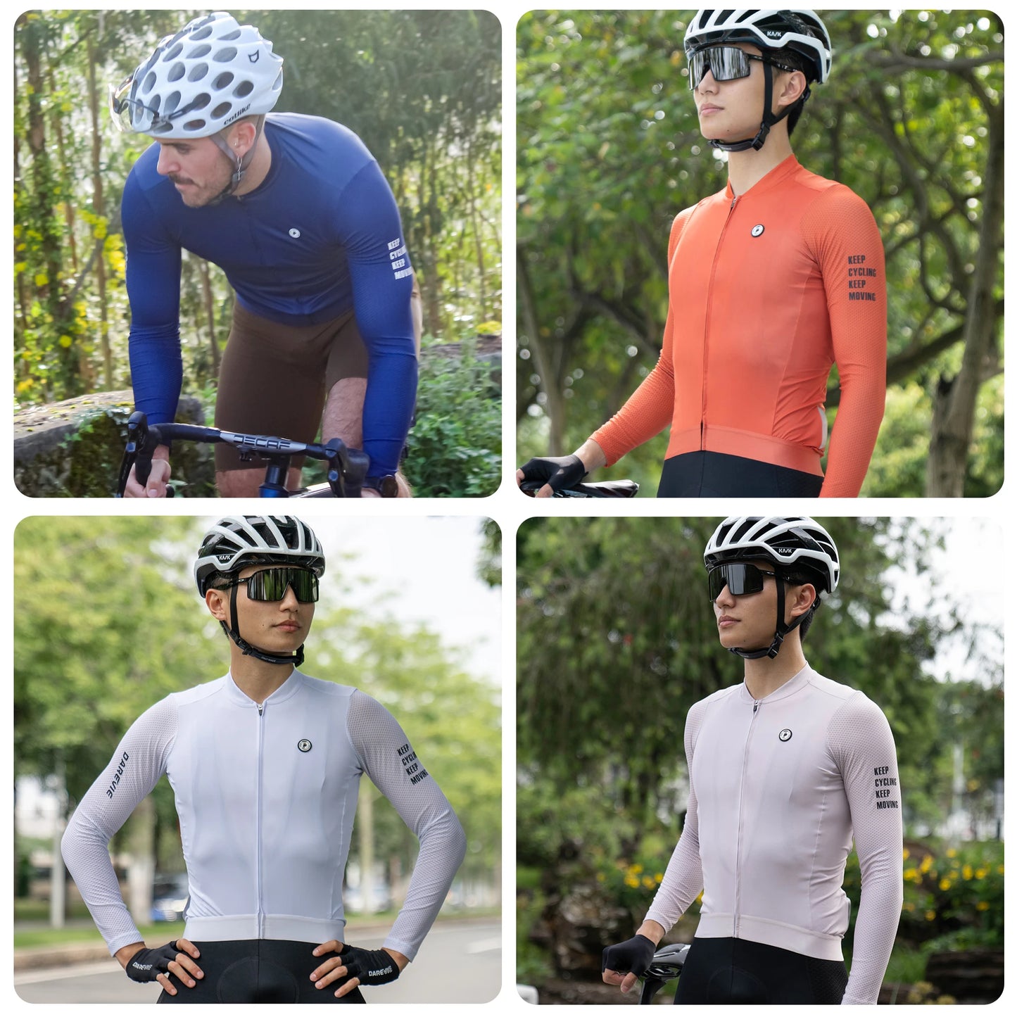 Camisa para ciclismo manga longa