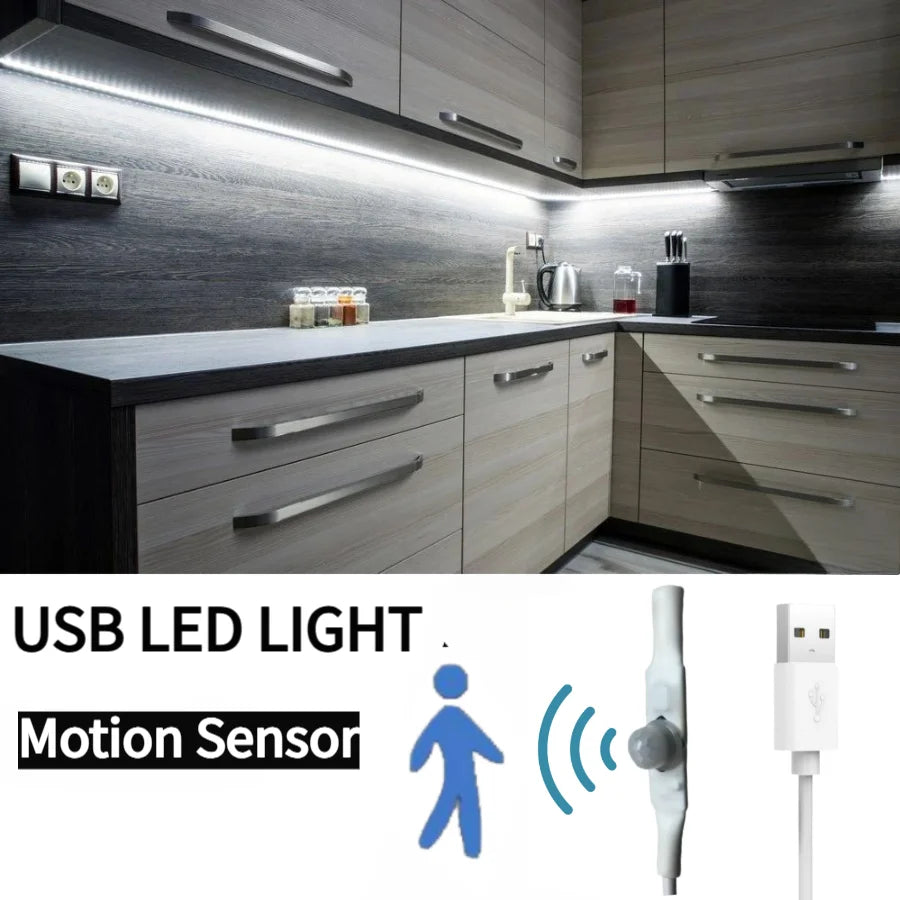Tira de LED com sensor de movimento