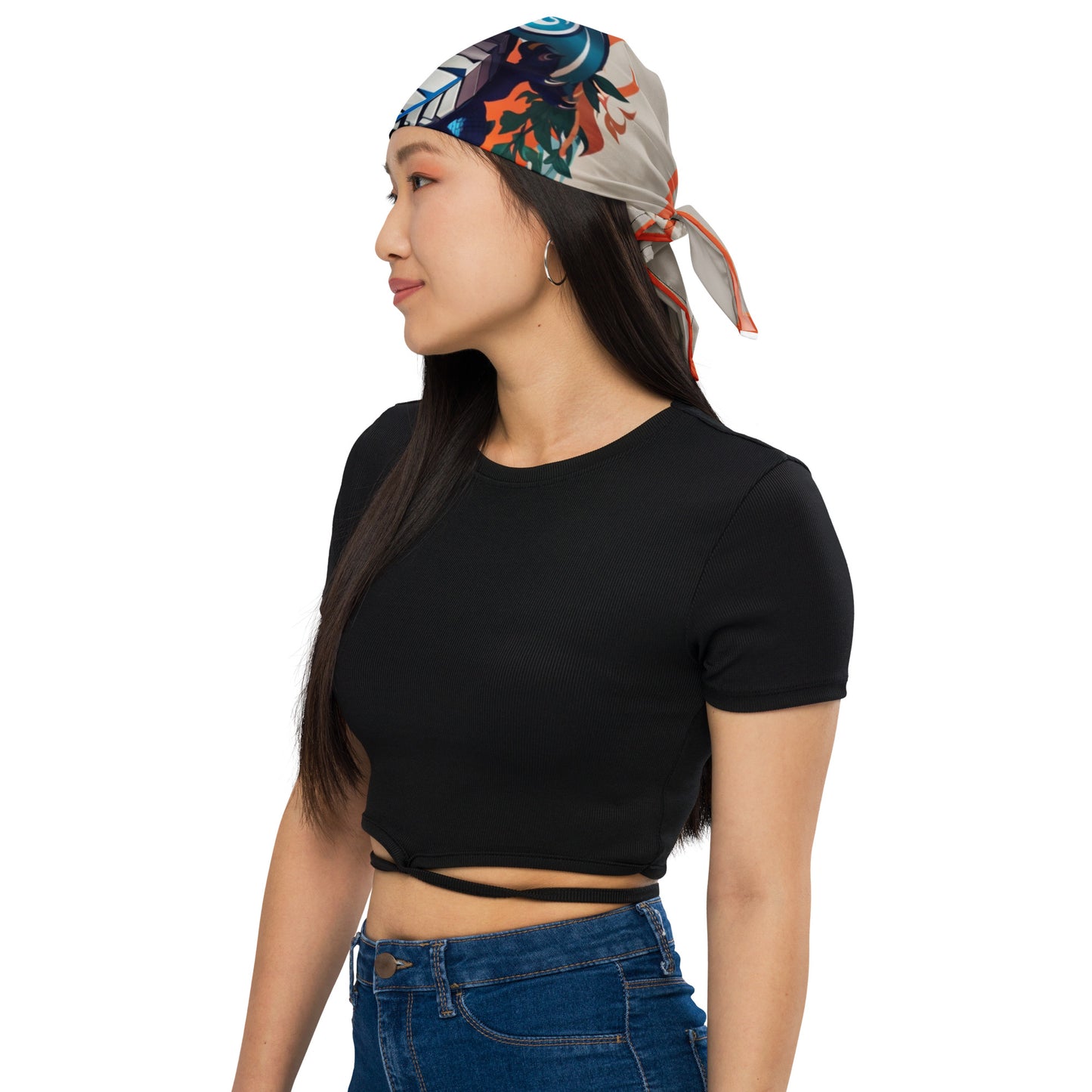 Bandana com impressão all-over