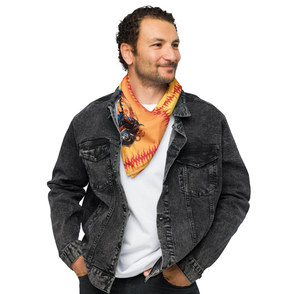 Bandana com impressão all-over