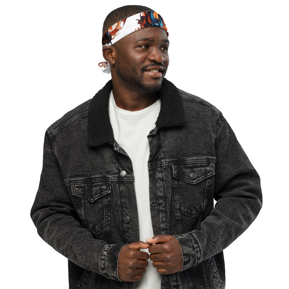 Bandana com impressão all-over