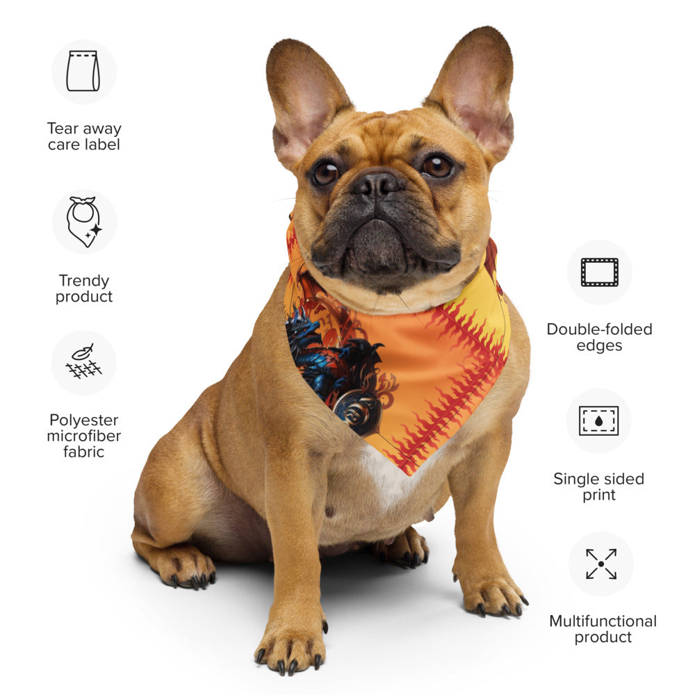 Bandana com impressão all-over