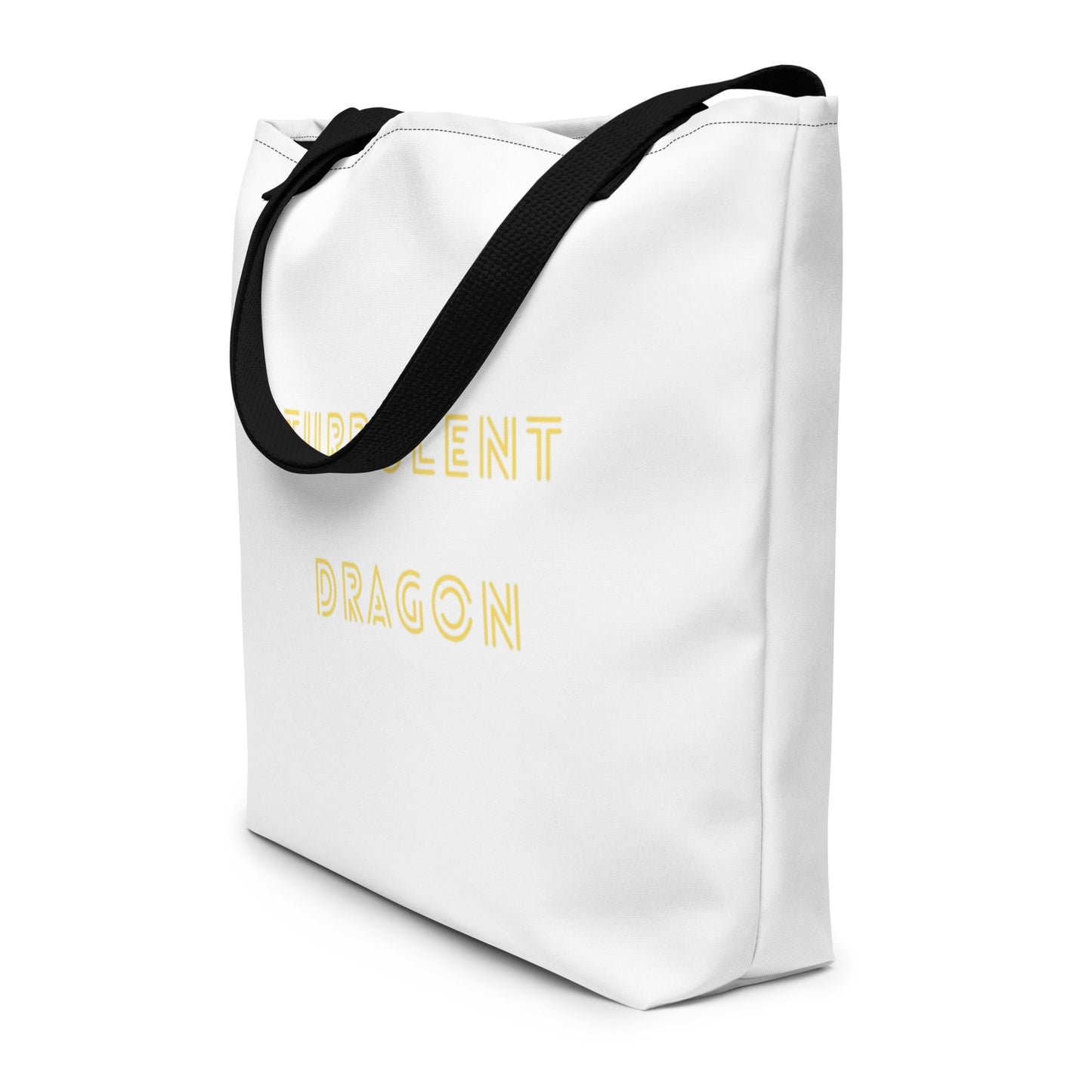 Bolsa sacola grande com impressão all-over