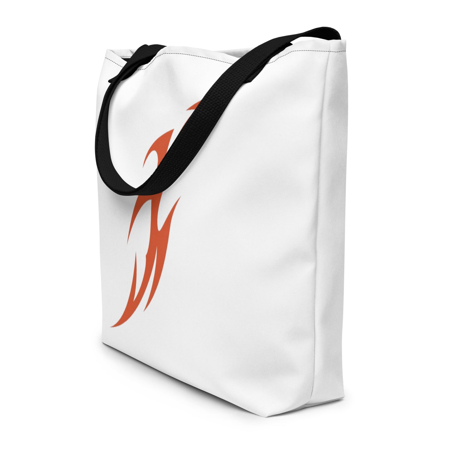 Bolsa sacola grande com impressão all-over