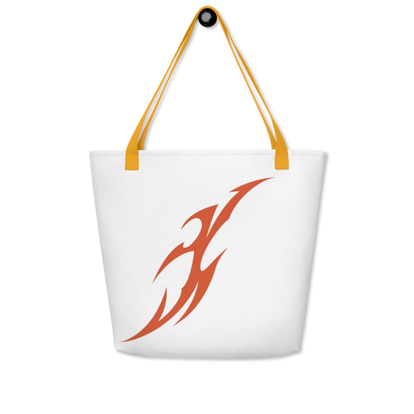 Bolsa sacola grande com impressão all-over