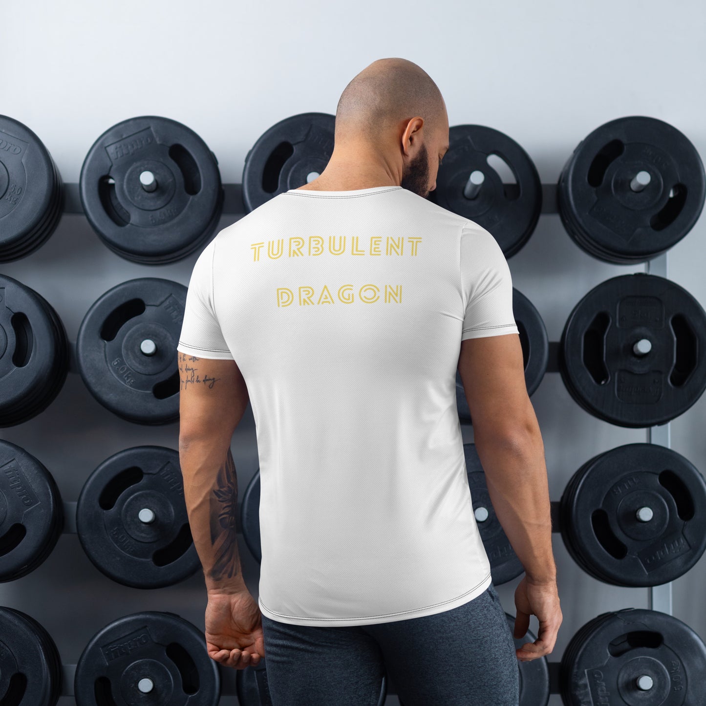 Camiseta Esportiva Masculina com Impressão All-over