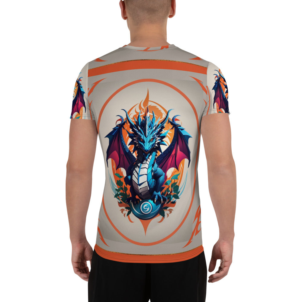 Camiseta Esportiva Masculina com Impressão All-over