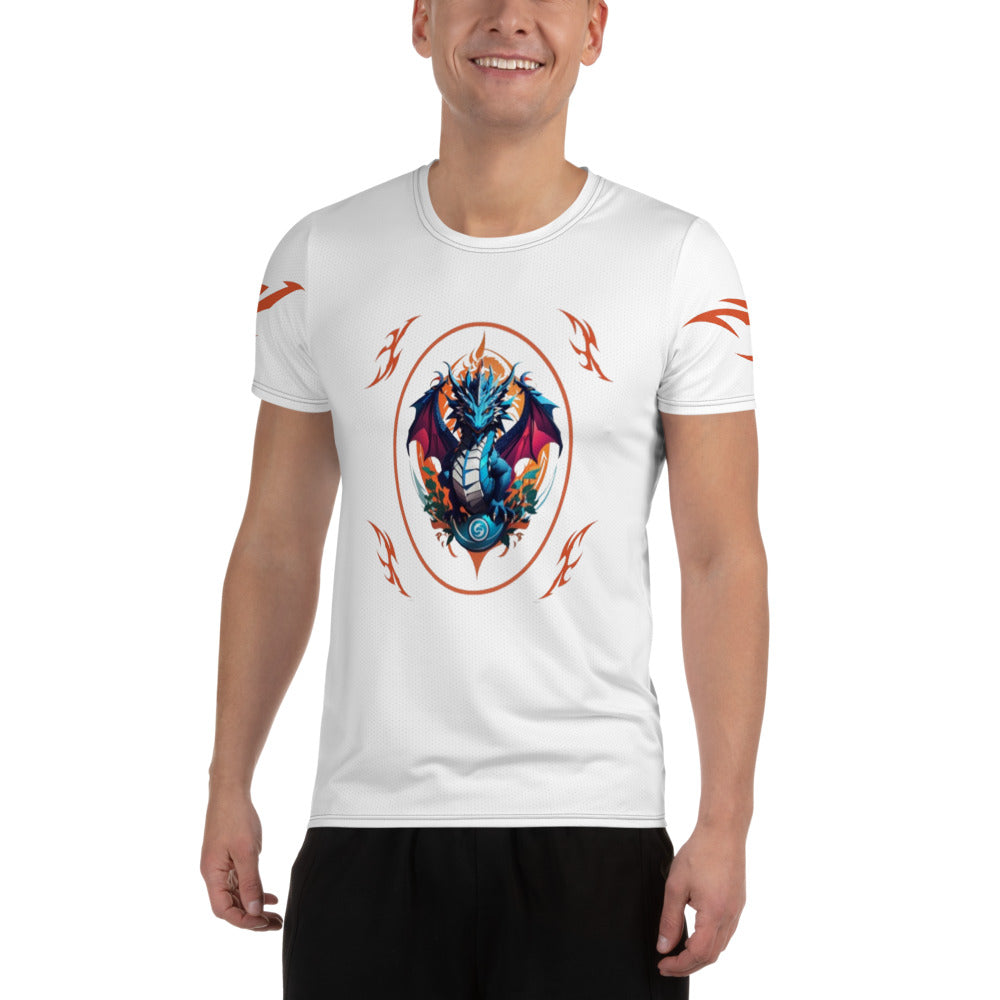 Camiseta Esportiva Masculina com Impressão All-over