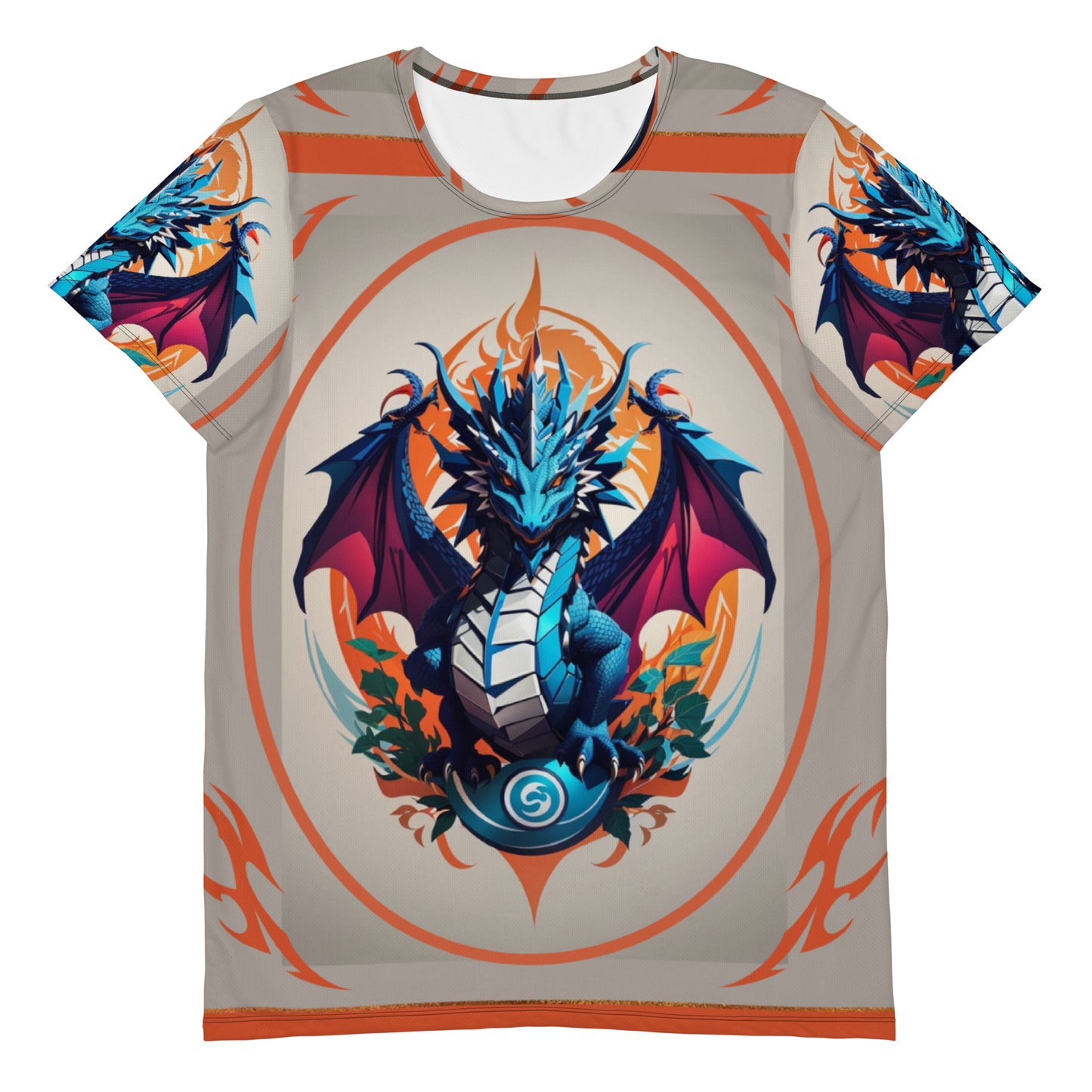 Camiseta Esportiva Masculina com Impressão All-over