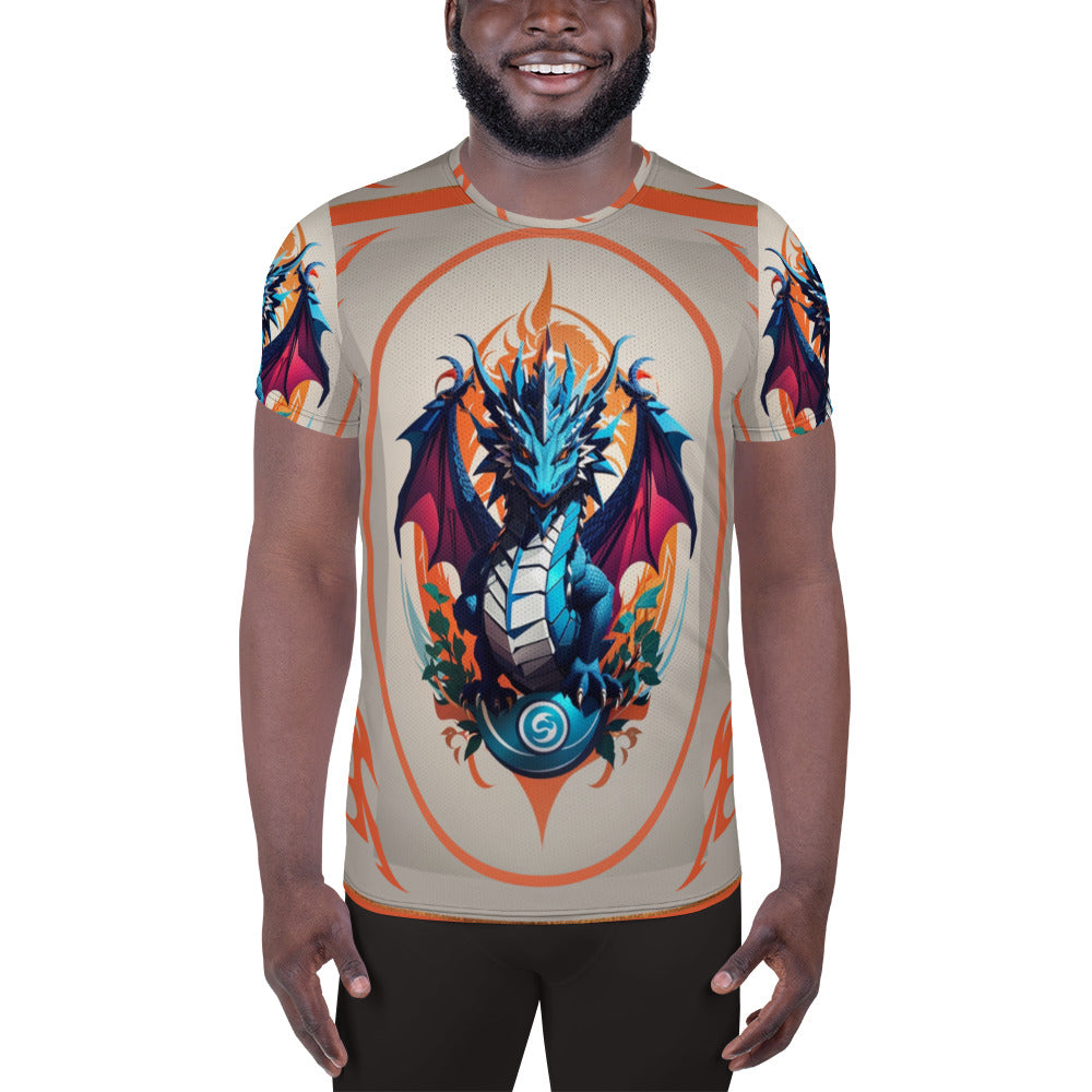 Camiseta Esportiva Masculina com Impressão All-over
