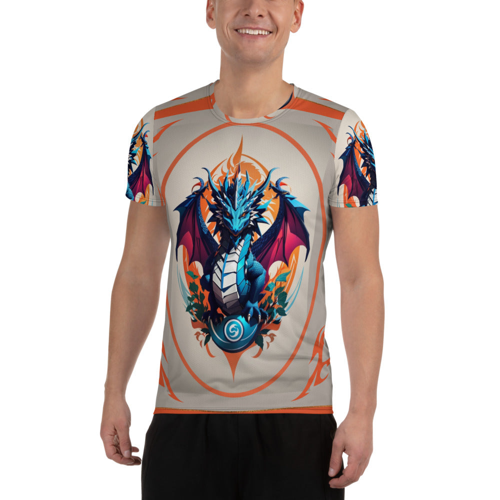 Camiseta Esportiva Masculina com Impressão All-over