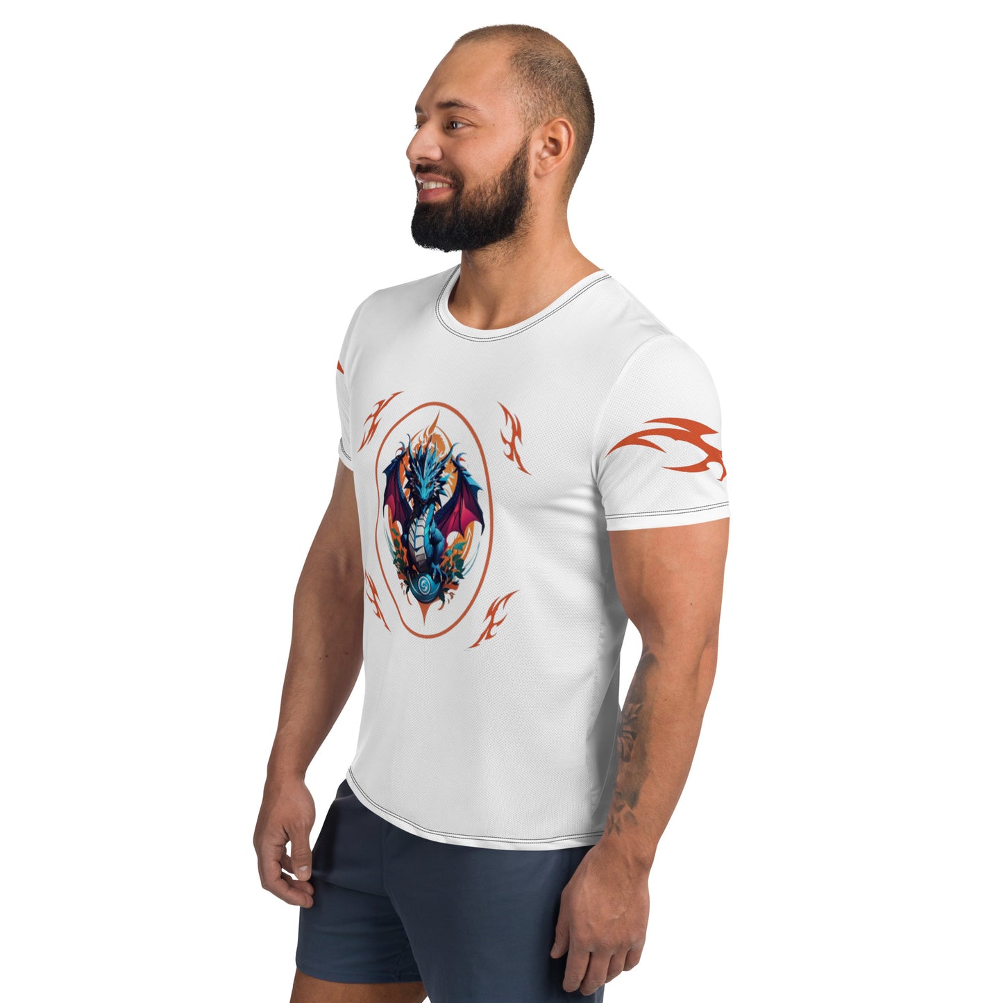 Camiseta Esportiva Masculina com Impressão All-over