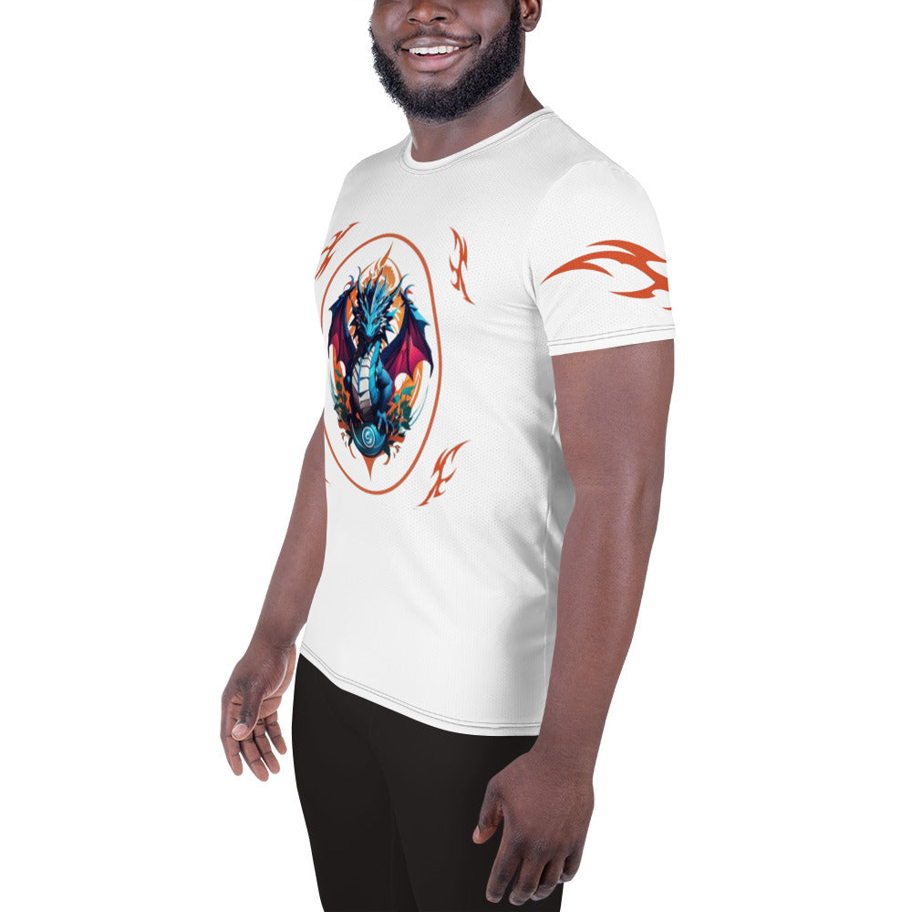 Camiseta Esportiva Masculina com Impressão All-over