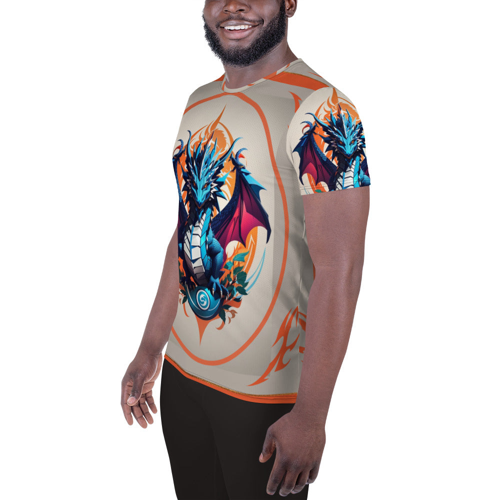Camiseta Esportiva Masculina com Impressão All-over