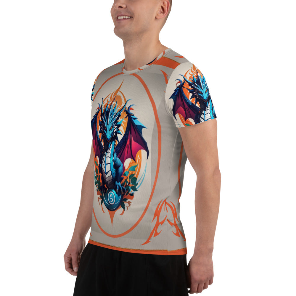 Camiseta Esportiva Masculina com Impressão All-over