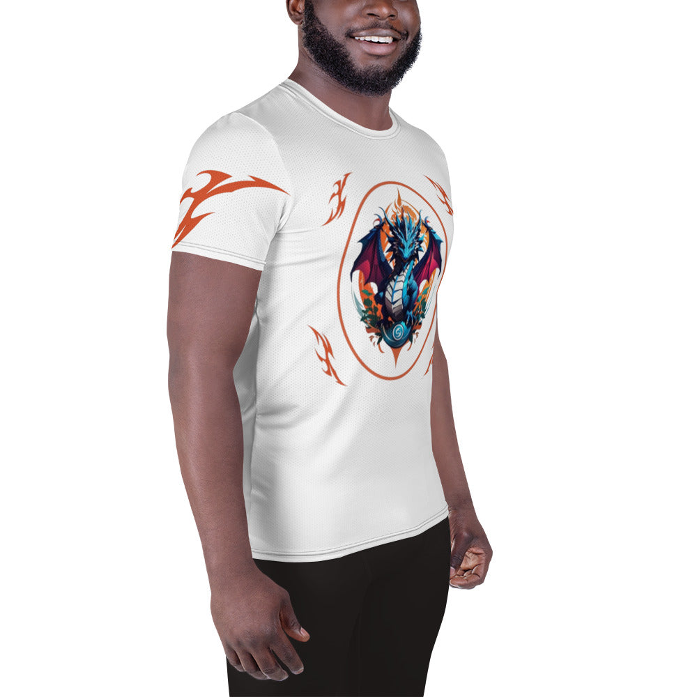 Camiseta Esportiva Masculina com Impressão All-over