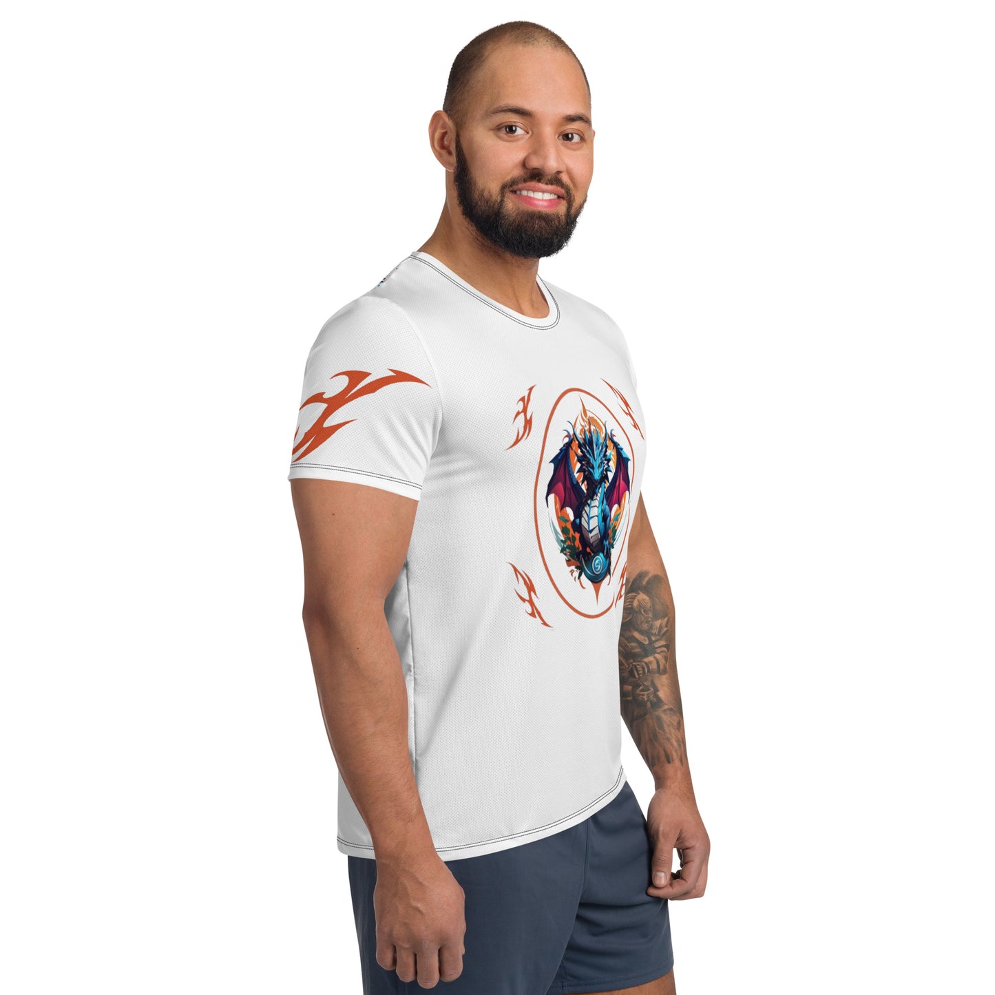 Camiseta Esportiva Masculina com Impressão All-over