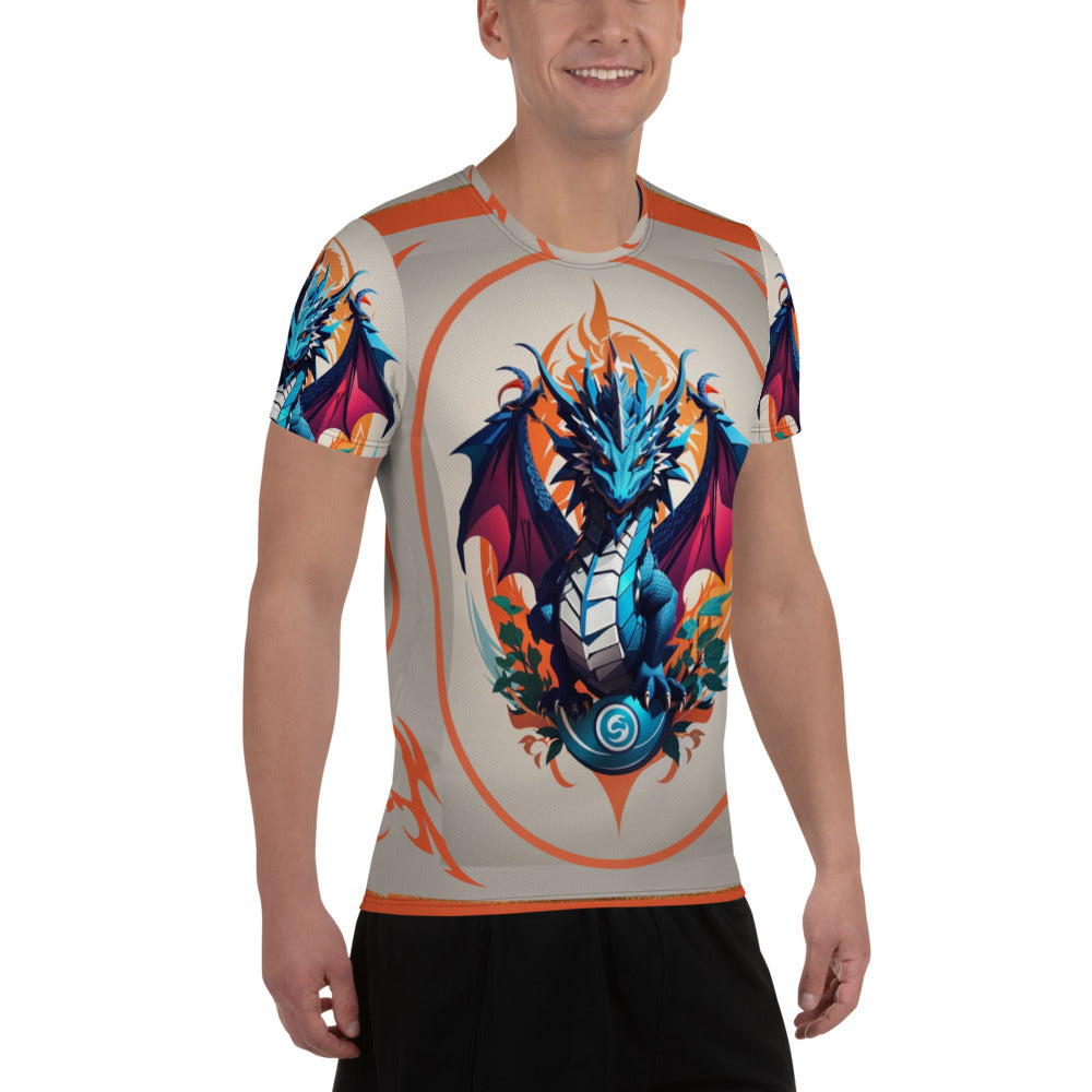 Camiseta Esportiva Masculina com Impressão All-over
