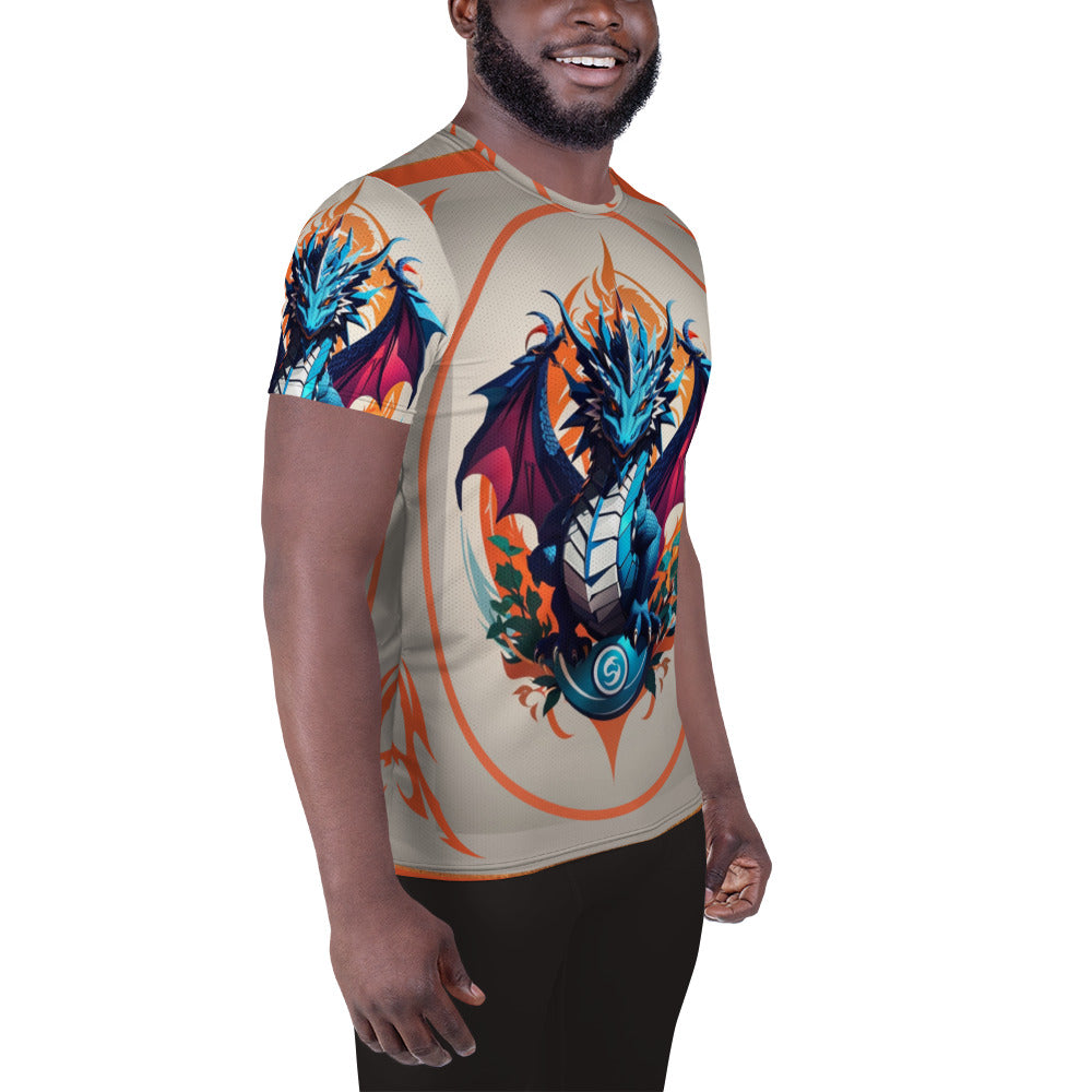 Camiseta Esportiva Masculina com Impressão All-over