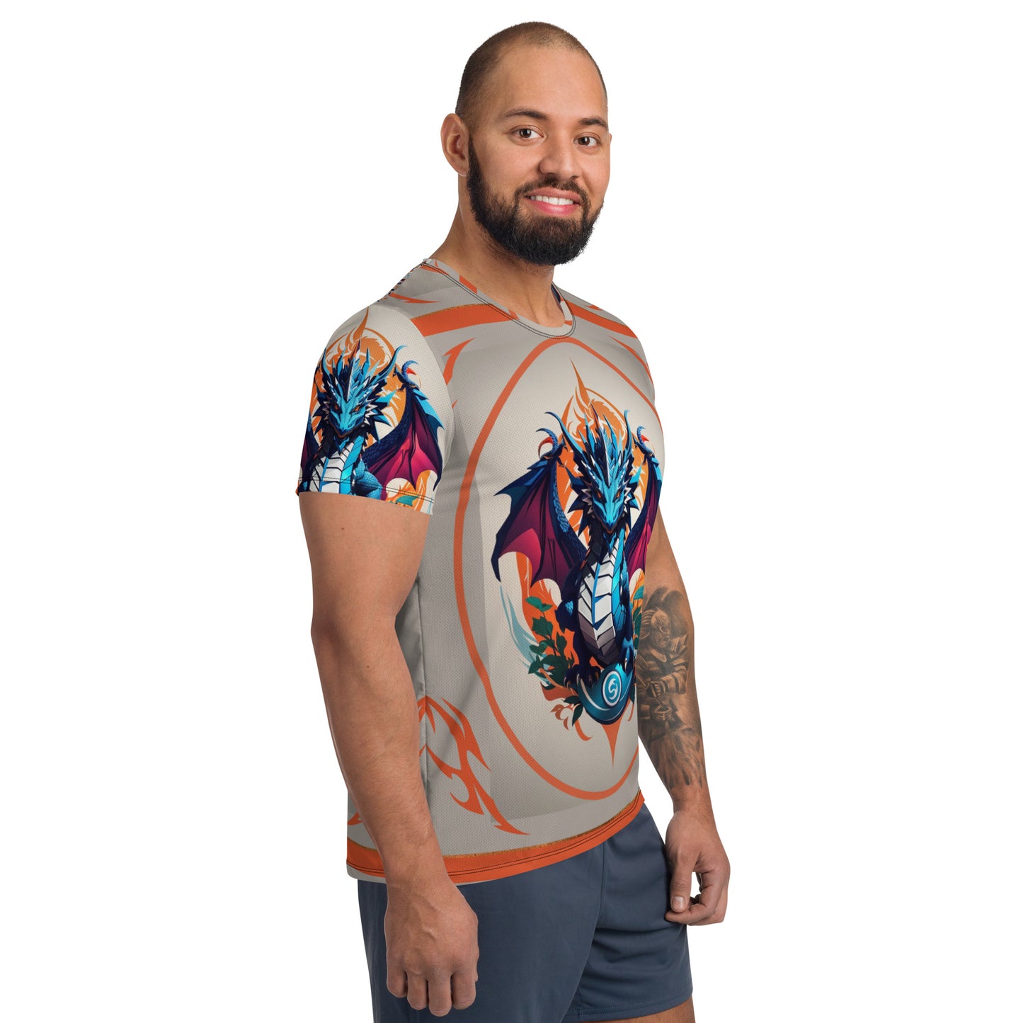 Camiseta Esportiva Masculina com Impressão All-over