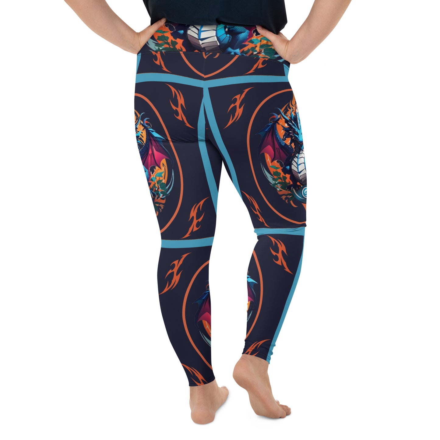 Legging Plus Size com Impressão All-over