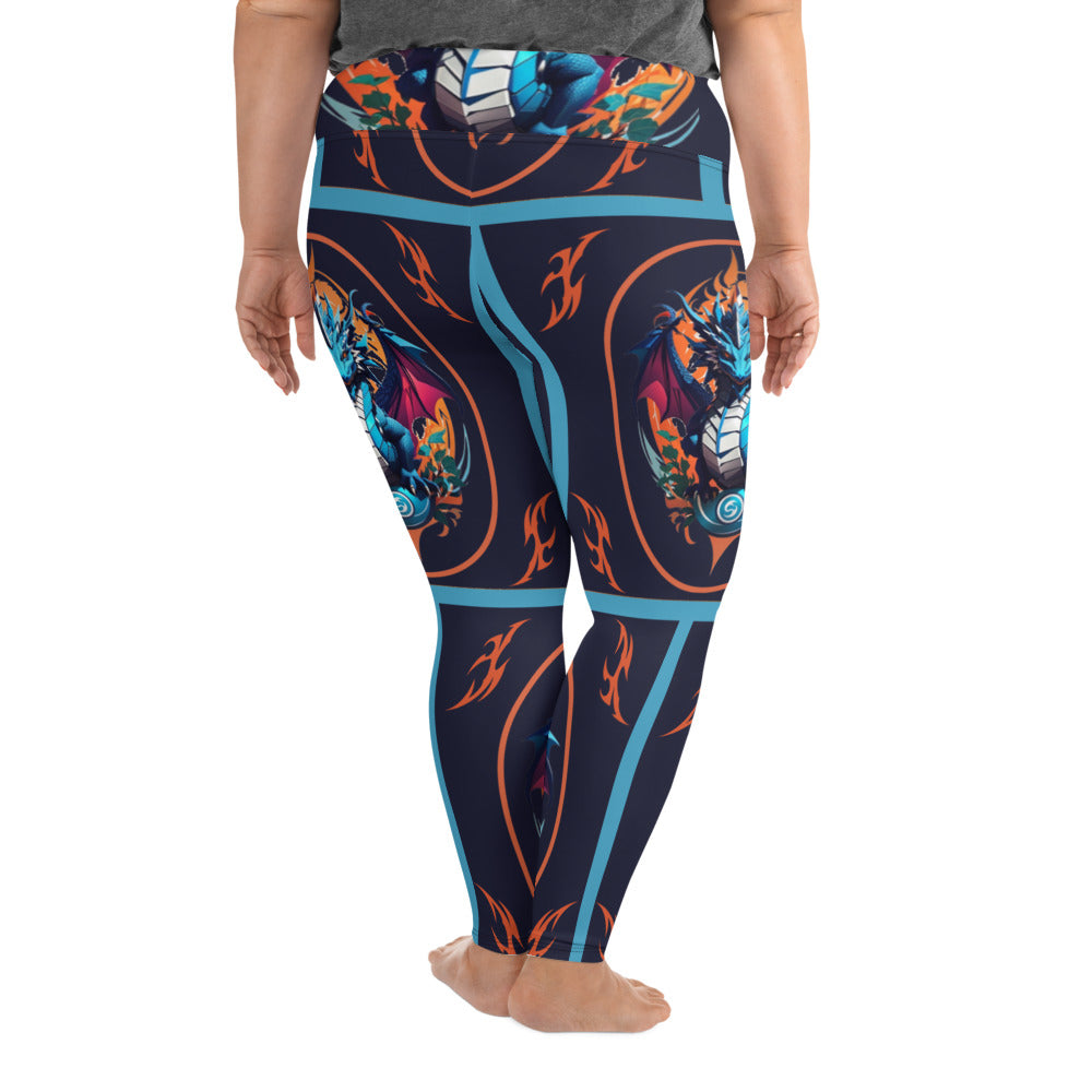 Legging Plus Size com Impressão All-over