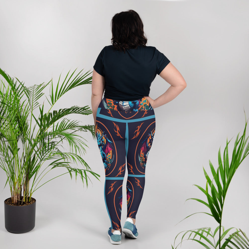 Legging Plus Size com Impressão All-over