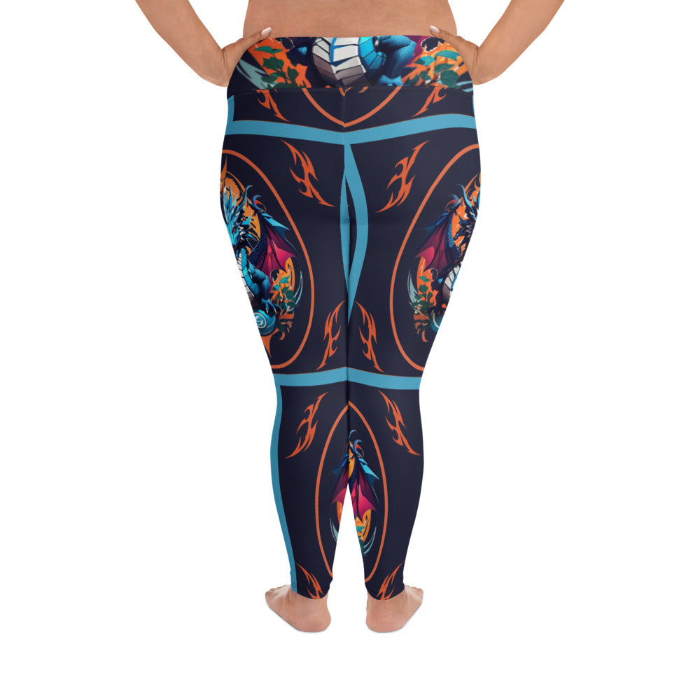 Legging Plus Size com Impressão All-over