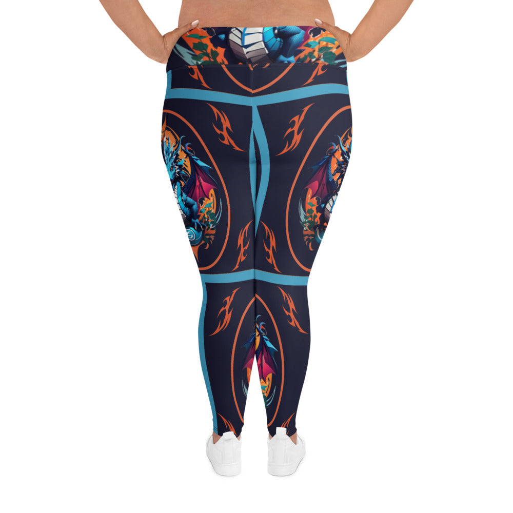 Legging Plus Size com Impressão All-over