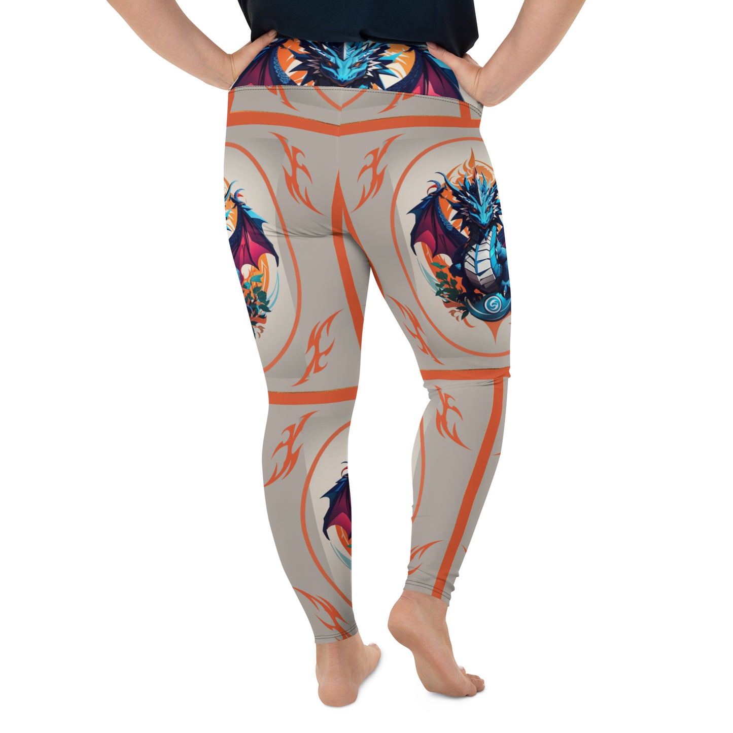 Legging Plus Size com Impressão All-over
