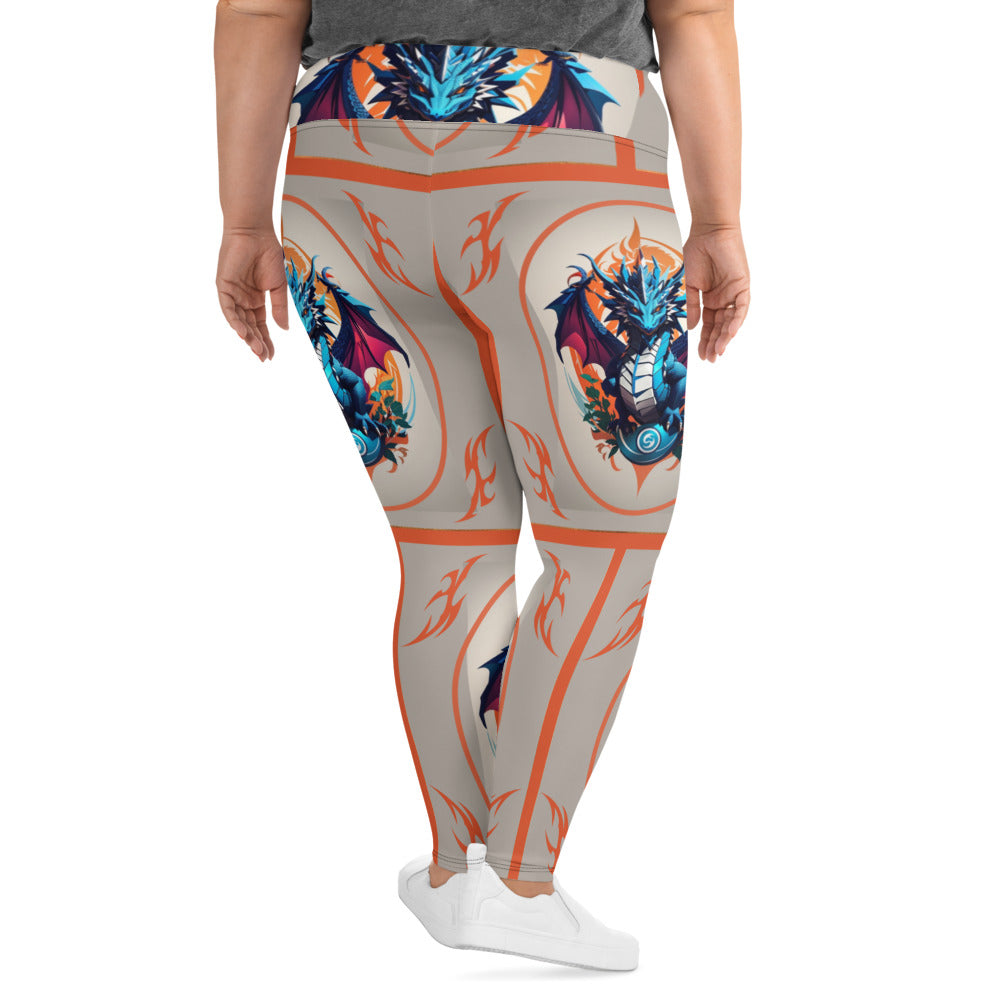 Legging Plus Size com Impressão All-over