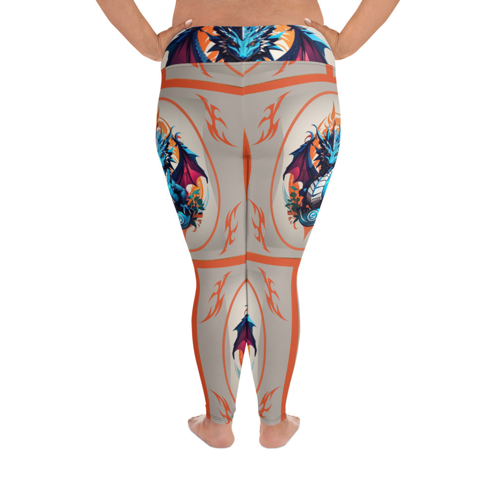 Legging Plus Size com Impressão All-over