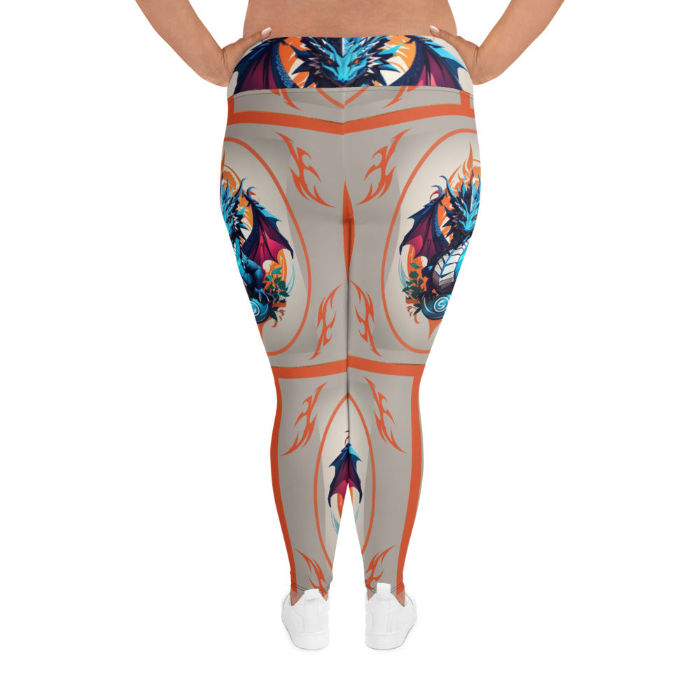 Legging Plus Size com Impressão All-over