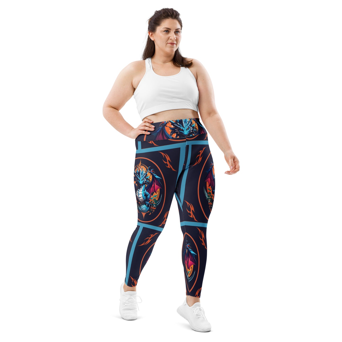 Legging Plus Size com Impressão All-over