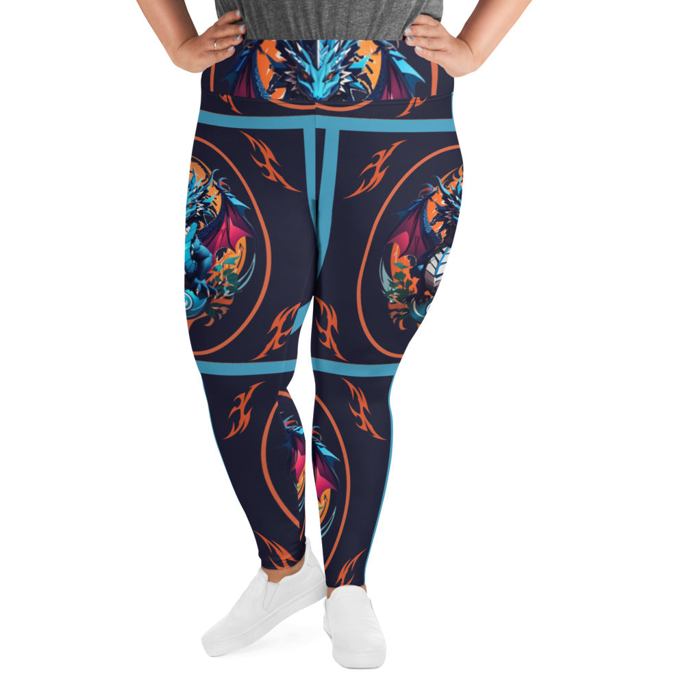 Legging Plus Size com Impressão All-over