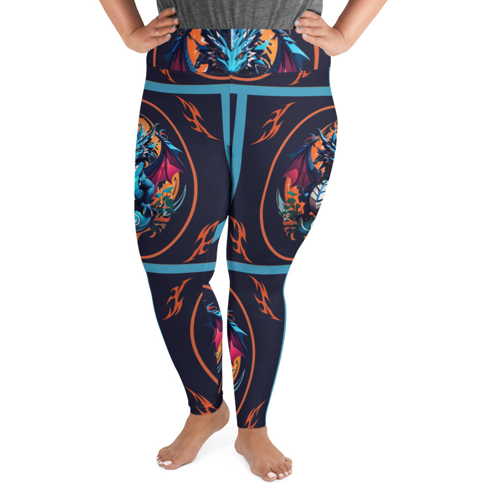 Legging Plus Size com Impressão All-over