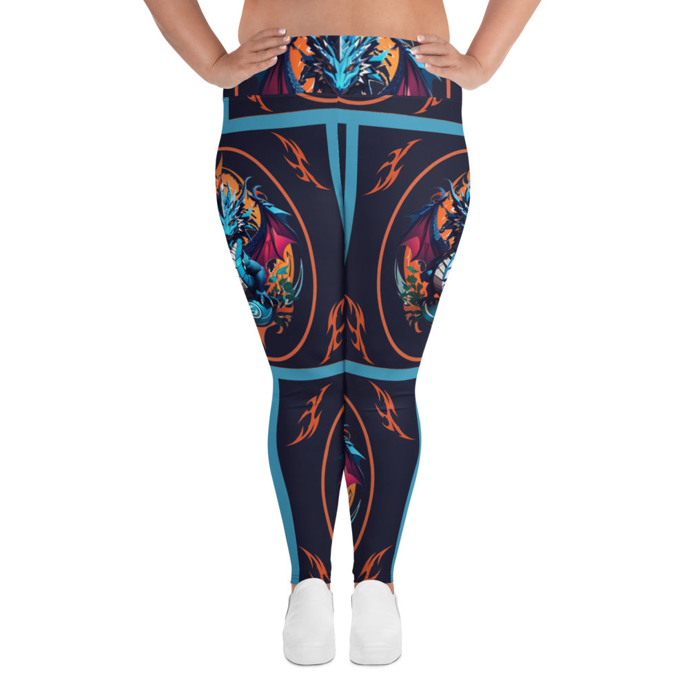 Legging Plus Size com Impressão All-over