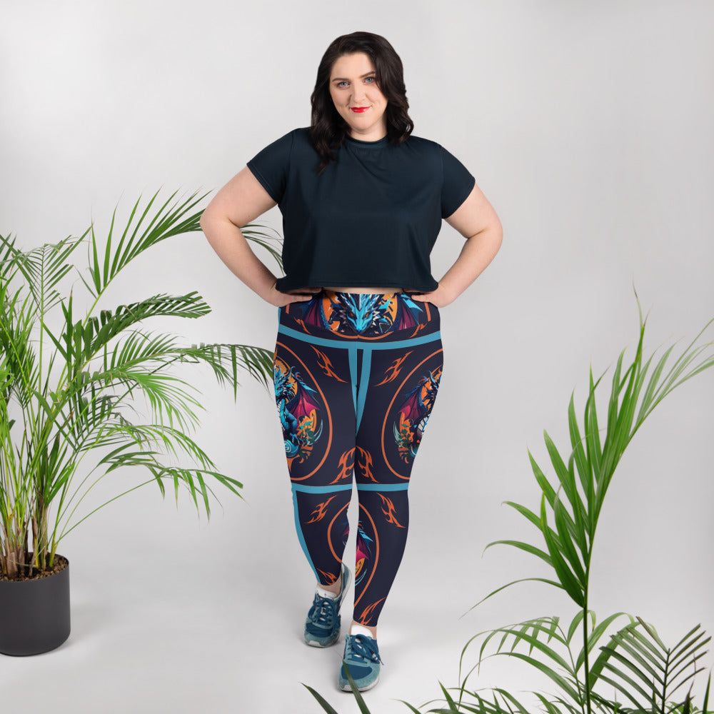 Legging Plus Size com Impressão All-over