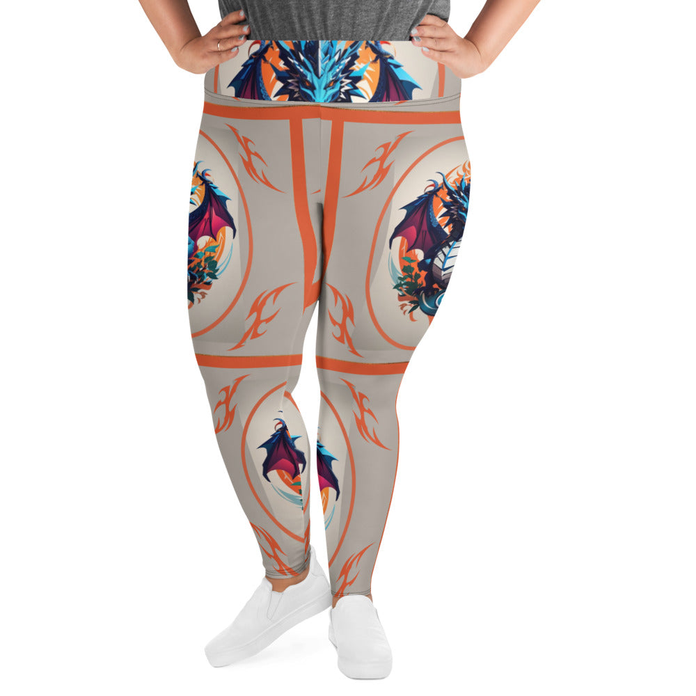 Legging Plus Size com Impressão All-over