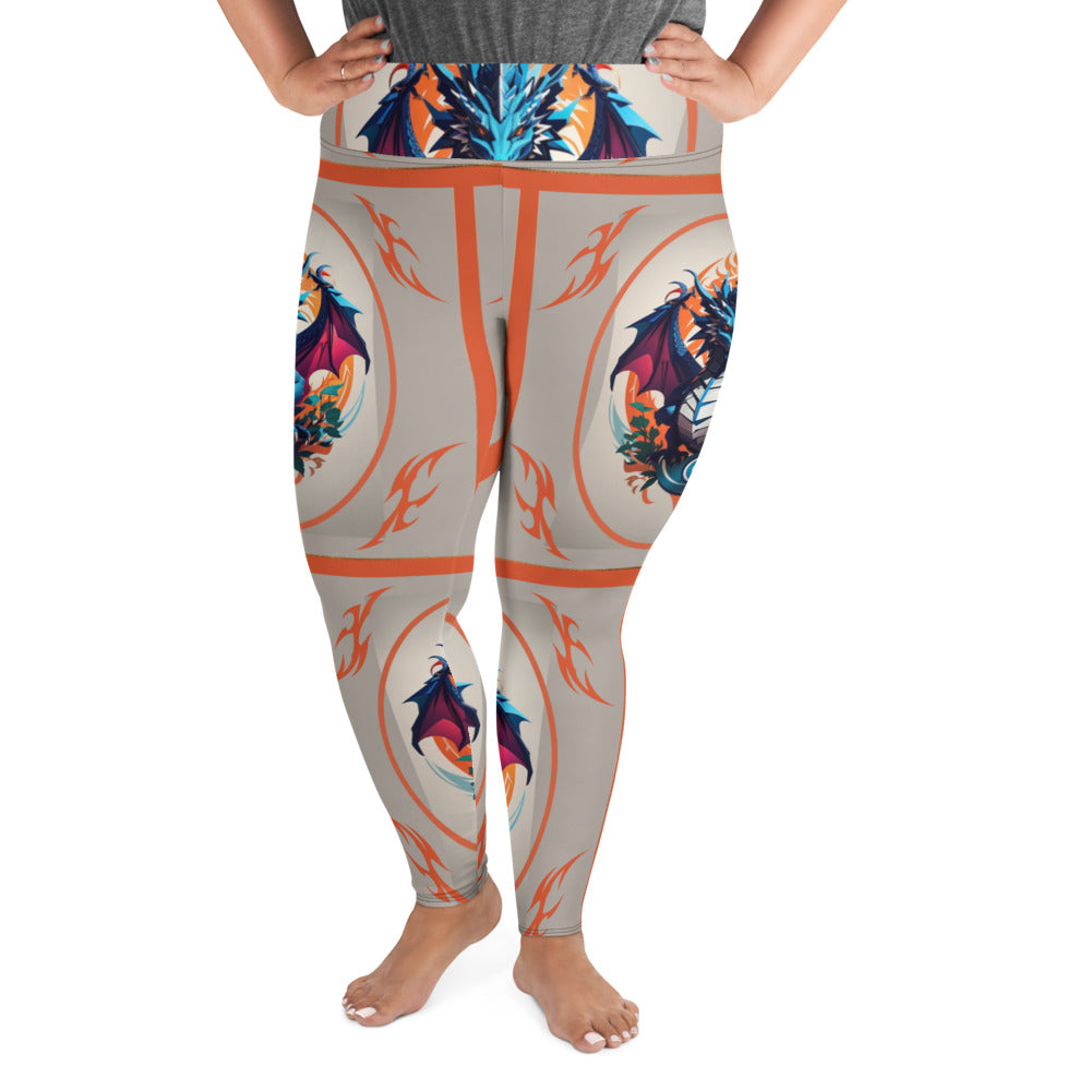 Legging Plus Size com Impressão All-over