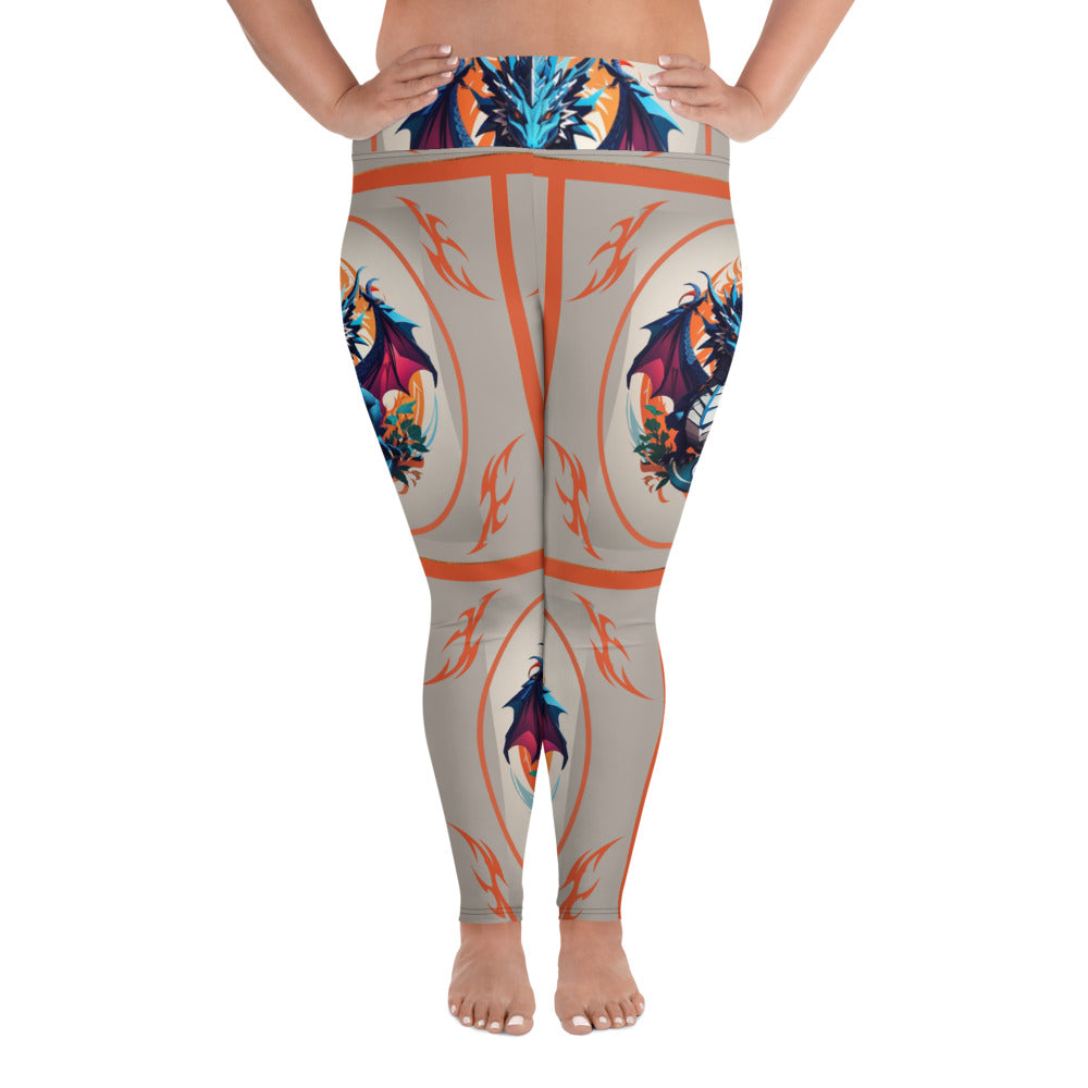 Legging Plus Size com Impressão All-over
