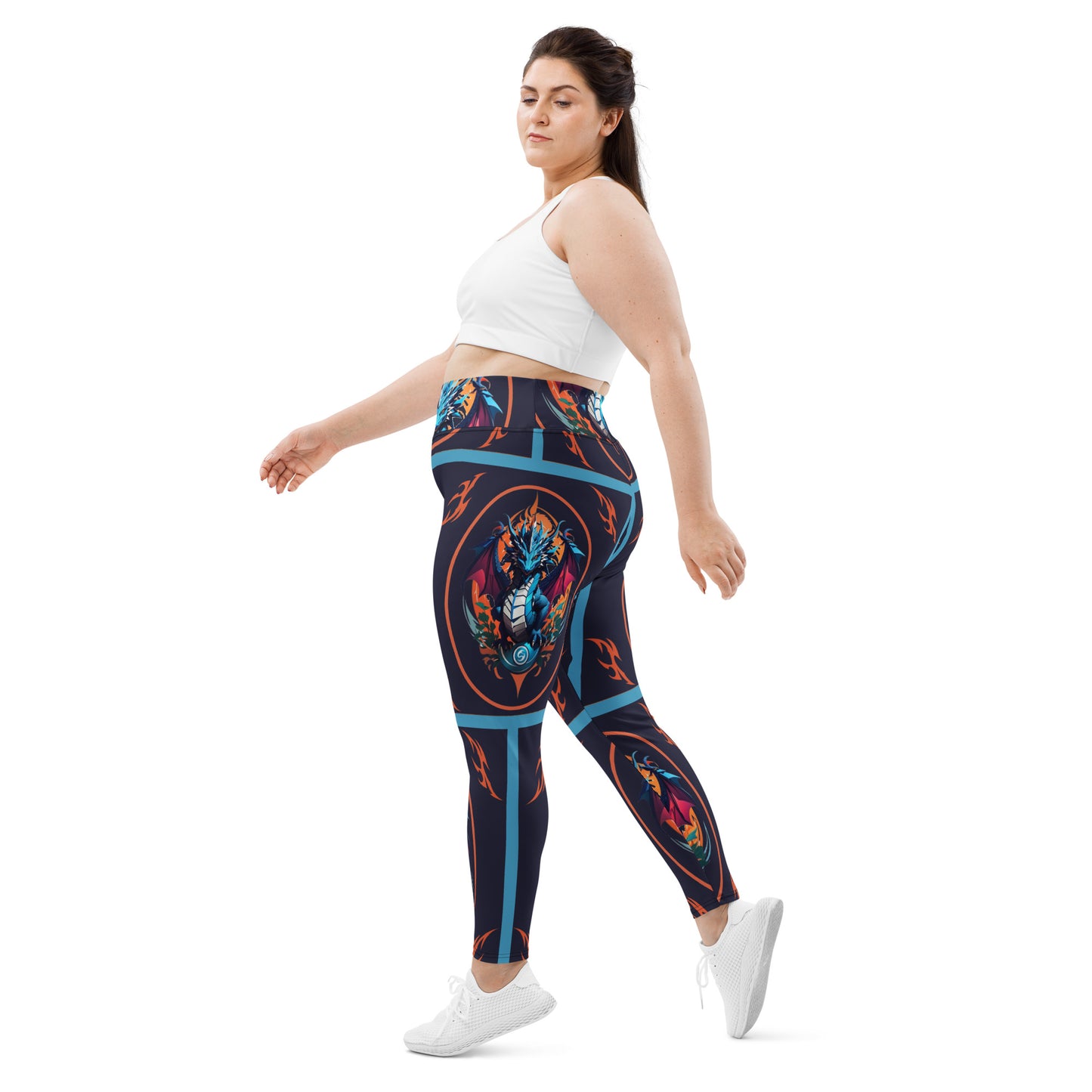 Legging Plus Size com Impressão All-over