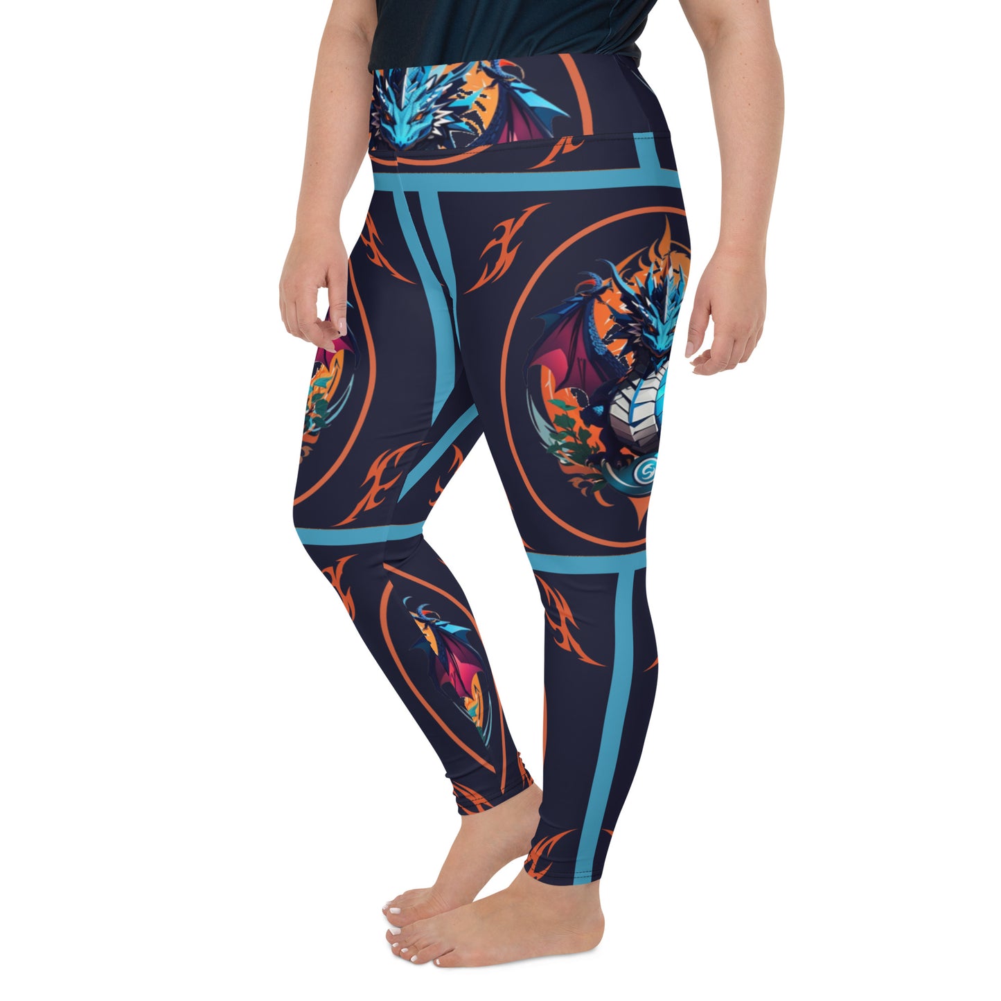 Legging Plus Size com Impressão All-over