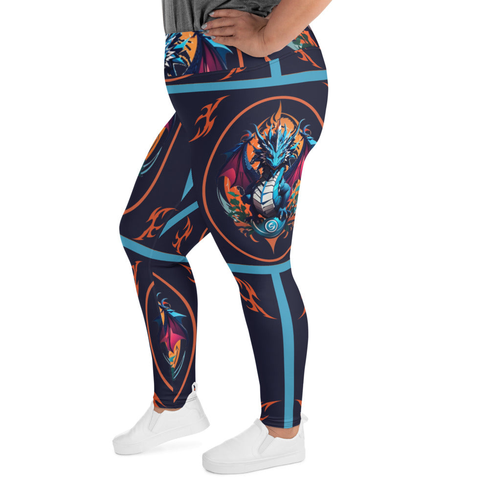 Legging Plus Size com Impressão All-over