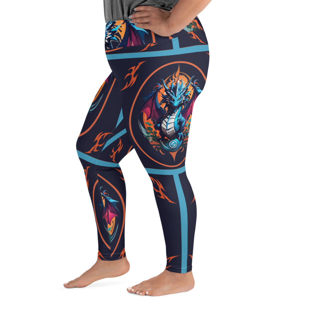 Legging Plus Size com Impressão All-over