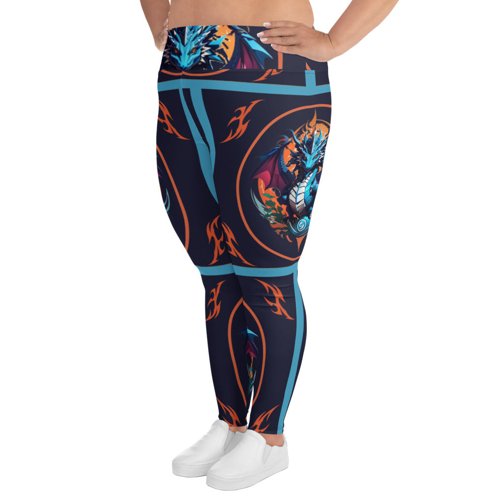 Legging Plus Size com Impressão All-over