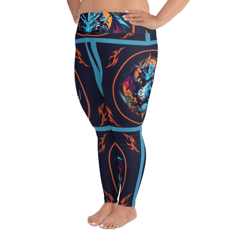 Legging Plus Size com Impressão All-over