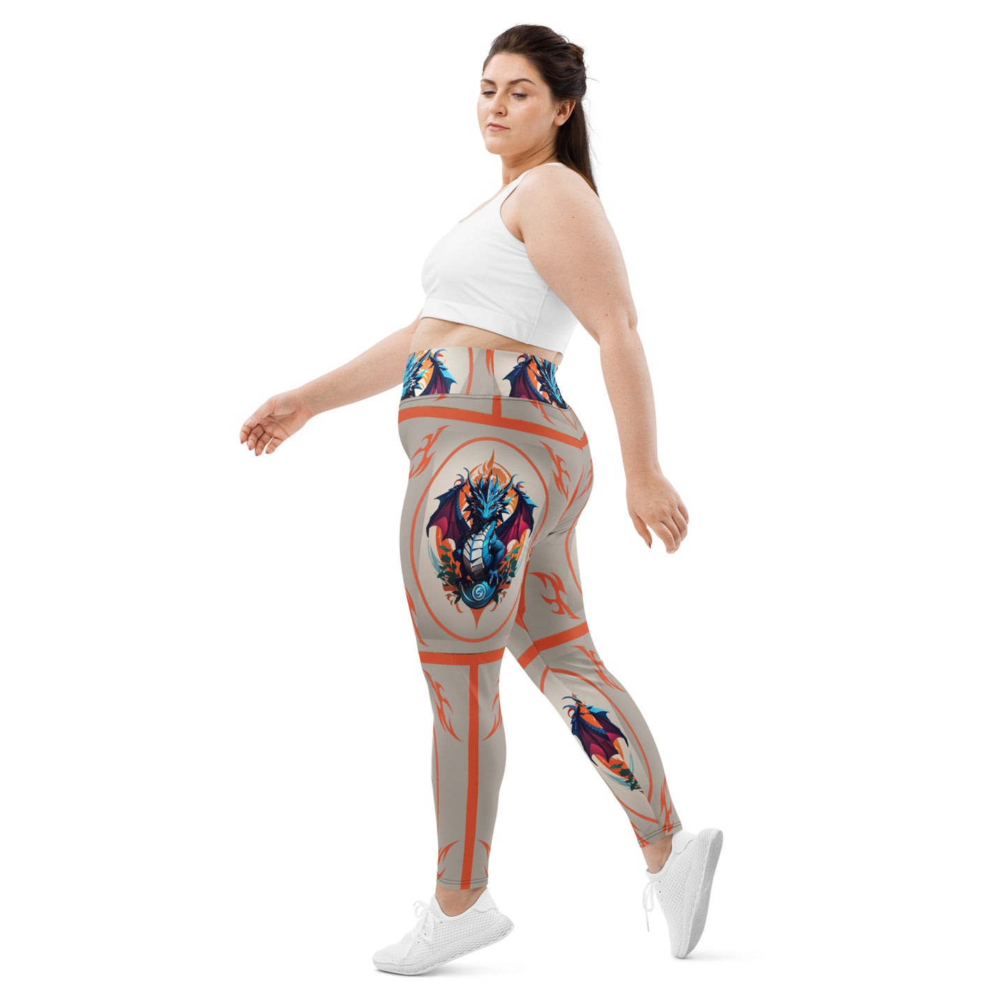 Legging Plus Size com Impressão All-over