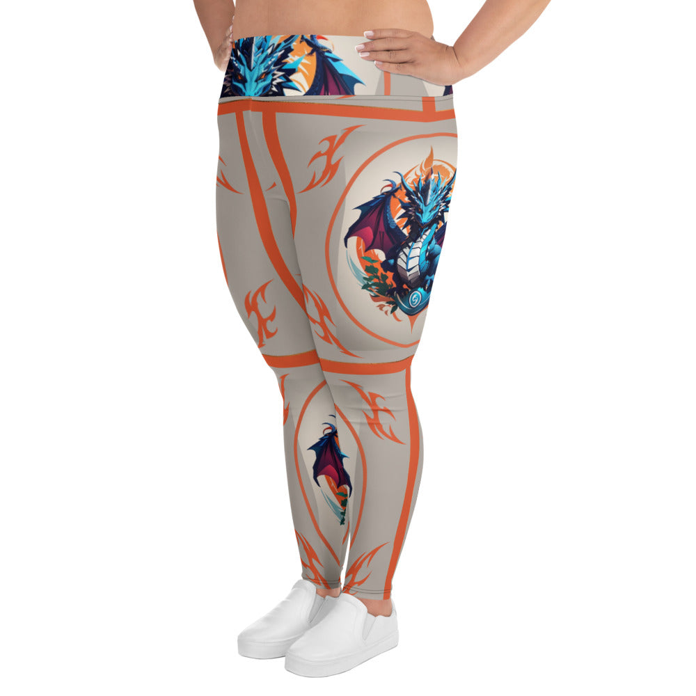 Legging Plus Size com Impressão All-over